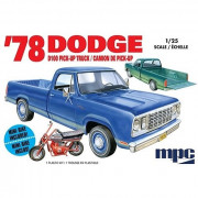 Pick-Up DODGE D-100 1978 - Long Bed - Inclui Moto - Macaco - MPC
