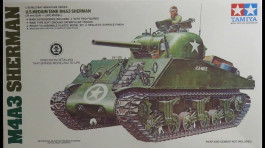 Tanque US Medium Tank M4A3 Sherman 75mm Gun Late Production - TAMIYA