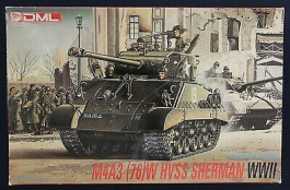 Tanque US Tank M4A3(76)W HVSS Sherman - Imperial Series - DRAGON