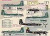 Set Decais Douglas A - 26C FAB e A - 26B Chile e Colombia FCM DECAIS - cod. 4089