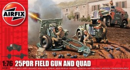 25 PDR Field Gun e Morris Quad AIRFIX - cod. 4127