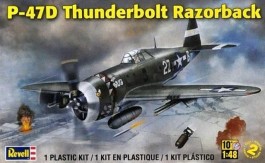 Avi&atilde;o P - 47D Thunderbolt Razorback REVELL AMERICANA - cod. 4514