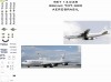 Set Decais Boeing 707 - 300 - Aerobrasil - Cargo RBX DECAIS - cod. 4908