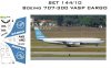 Set Decais Boeing 707 - 300 - Vasp - Cargo RBX DECAIS - cod. 4915