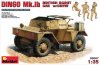 Blindado Dingo Mk. Ib British Scout with Crew MINIART MODELS - cod. 4971