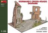 Normandy Cross - Roads Diorama MINIART MODELS - cod. 5023