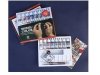 Conjunto de 8 tintas, 2 pinceis, bandeja e 1 figura VALLEJO - cod. 5074