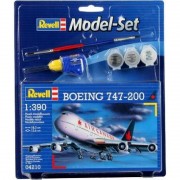 Avi&atilde;o Boeing 747 - 200 c / Tintas, pinceis e cola REVELL ALEMA - cod. 5078