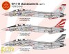 Set Decais F - 14 A Tomcat - Sundowners FCM DECAIS - cod. 5199