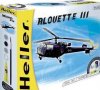 Helicoptero SA 316 / 919 c / tintas, pincel e cola Alouette III HELLER - cod. 5411