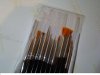 Set Pinceis de Seda p/Pintura/Detalhes 10un