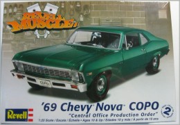 Carro Chevy Nova 1969 - COPO Special Edition REVELL AMERICANA - cod. 6140