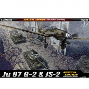 2 KITS - Aviao Junkers JU-87 G-2 Tank Buster e Tanque JS-2 - ACADEMY 2 KITS - Aviao Junkers JU-87 G-2 Tank Buster e Tanque JS-2 - ACADEMY