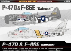2 KITS - P-47D e F-86E - Gabreski Special Edition - ACADEMY 2 KITS - P-47D e F-86E - Gabreski Special Edition - ACADEMY