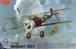 Avião Biplano Nieuport 28c1 - RODEN Avião Biplano Nieuport 28c1 - RODEN