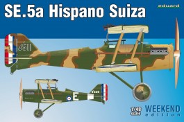 Aviao Biplano SE 5A - Hispano Suiza Engine - EDUARD