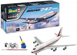 Aviao Boeing 747-100 - C/Tintas, Pinceis e Cola - 50 YEARS E - REVELL Aviao Boeing 747-100 - C/Tintas, Pinceis e Cola - 50 YEARS E - REVELL