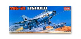 Avião Caça Mig-21 Fishbed 12442 - ACADEMY Avião Caça Mig-21 Fishbed 12442 - ACADEMY