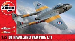 Aviao De Havilland Vampire T.11                        02058 - AIRFIX
