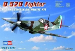 Avião Dewoitine D.520 Fighter - HOBBYBOSS Avião Dewoitine D.520 Fighter - HOBBYBOSS