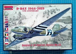 Avião Douglas C-47 Skytrain - Dakota- 75th Anniversary D-Day - RODEN