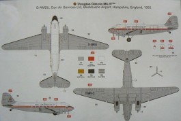 Aviao Douglas DC-3 Dakota Mk.IV - C-47                 08015 AIRFIX