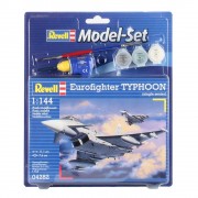 Avião Eurofighter Typhoon c/Tintas(3), Pinceis(2) e Cola - REVELL ALEMA Avião Eurofighter Typhoon c/Tintas(3), Pinceis(2) e Cola - REVELL ALEMA