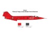 Aviao F-104G STARFIGHTER SPECIAL COLORS                 2777 ITALERI