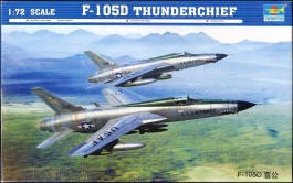 Aviao F-105D Thunderchief 01617 - TRUMPETER Aviao F-105D Thunderchief 01617 - TRUMPETER