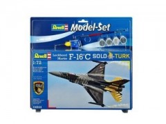 Aviao F-16C SOLO TURK c/TINTAS, PINCEIS E COLA - REVELL ALEMA