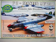 Avião F-8 Gloster Meteor - F.A.B. - GIIC Avião F-8 Gloster Meteor - F.A.B. - GIIC