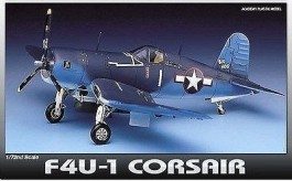 Avião F4U-1 Corsair                                    12457 - ACADEMY