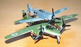 Avião Focke Wulf Ta-154 / FW-190A Mistel AIRFIX