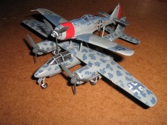 Avião Focke Wulf Ta-154 / FW-190A Mistel AIRFIX