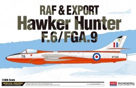 Avião Hawker Hunter F.6 / FGA.9 - ACADEMY