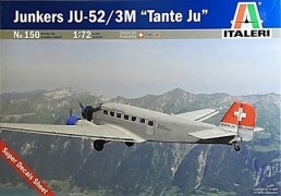 Aviao Junkers JU-52 / 3M " Tante JU"  Civilian          0150 - ITALERI