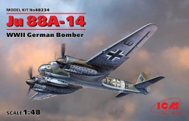 Aviao Junkers JU-88 A-14 WWII German Bomber - ICM Aviao Junkers JU-88 A-14 WWII German Bomber - ICM