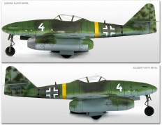 Aviao Messerchmitt Me-262 1/2 - Last ACE               12542 ACADEMY
