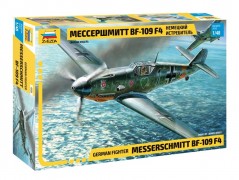 Avião Messerschmitt Bf-109 F4 4806 - ZVEZDA Avião Messerschmitt Bf-109 F4 4806 - ZVEZDA