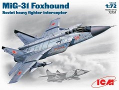 Avião MIG-31B - Foxhound  Russian Heavy Interceptor Fighter - ICM