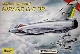 Avião Mirage III E BR - FAB 72003 - HELLER Avião Mirage III E BR - FAB 72003 - HELLER