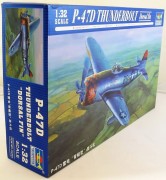 Avião P-47D - Thunderbolt Buble Top - Dorsal Fin 02264 - TRUMPETER Avião P-47D - Thunderbolt Buble Top - Dorsal Fin 02264 - TRUMPETER