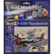 Aviao P-47M Thunderbolt c/TINTAS, PINCEIS E COLA - REVELL ALEMA Aviao P-47M Thunderbolt c/TINTAS, PINCEIS E COLA - REVELL ALEMA