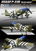 Aviao P-51B Mustang - 1944 -  D-day 70th Anniversary - BLUE ACADEMY