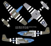 Aviao P-51B Mustang - 1944 -  D-day 70th Anniversary - BLUE ACADEMY