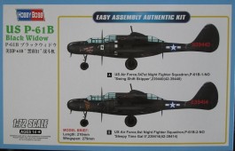 Avião P-61 B - Black Widow 87262 - HOBBYBOSS Avião P-61 B - Black Widow 87262 - HOBBYBOSS