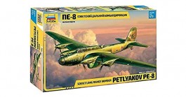 Avião Petlyakov Pe-8 Soviet bomber                      7264 - ZVEZDA