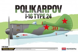 Avião Polikarpov I-16 Type 24                          12314 - ACADEMY