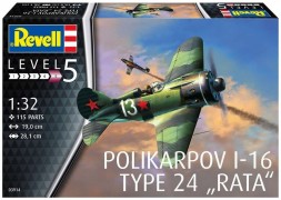 Aviao Polikarpov I-16 Type 24 - RATA 03914 - REVELL ALEMA Aviao Polikarpov I-16 Type 24 - RATA 03914 - REVELL ALEMA