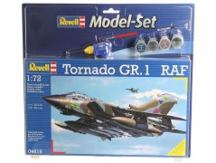 Aviao Tornado GR.1 RAF c/ Tintas(4),Pinceis(2) e Cola - REVELL ALEMA Aviao Tornado GR.1 RAF c/ Tintas(4),Pinceis(2) e Cola - REVELL ALEMA